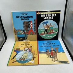 Hergé The Adventures Of Tintin 12-Book Paperback Set Little Brown Multicolor