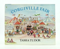 CORGIVILLE FAIR Tasha Tudor 1971 3rd Printing Signed HBDJ Near Fine