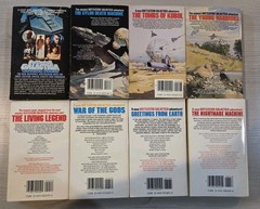 Vintage Lot 8 BATTLESTAR GALACTICA Paperback 1-4, 6-8, 11 – Almost Pristine