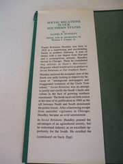 Social Relations in Our Southern States by Daniel Hundley, 1979