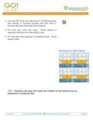 ACCUQUILT GO QUBE 8″ Block Patterns Manual – LOOP FASTENED – TOUGH JACKET