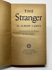 The Stranger Albert Camus 1946 Vintage International Paperback Book Leo Lionni