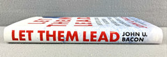Let Them Lead – John U. Bacon Hardcover Leadership Hockey Sports * SIGNED COPY