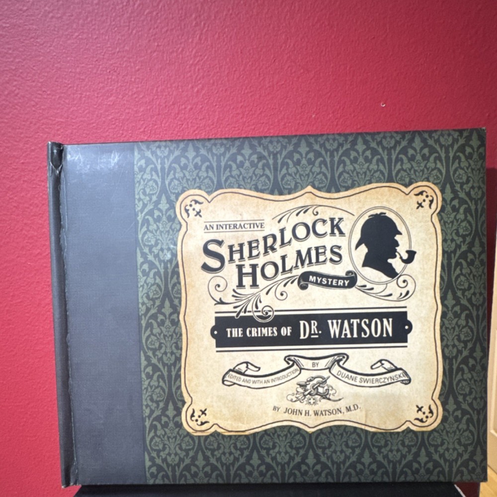 The Crimes of Dr. Watson by Watson & Swierczynski Hardcover Quirk Books Sherloc…