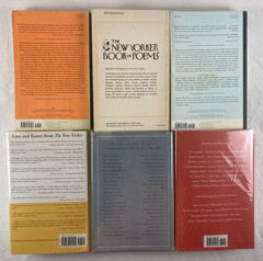 Stories from the New Yorker 6 Books 1940s ’50s ’60s Fiction Profiles Love Poetry