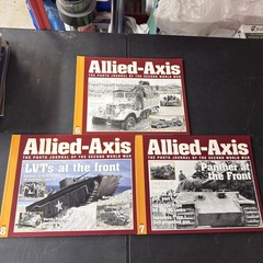 Lot Of 3 Allied Axis Photo Journal 2nd World War PB Issues 6 7 8