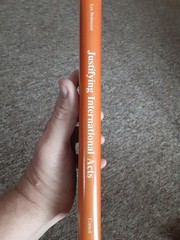 Justifying International Acts Hardcover Lea Brilmayer 1989