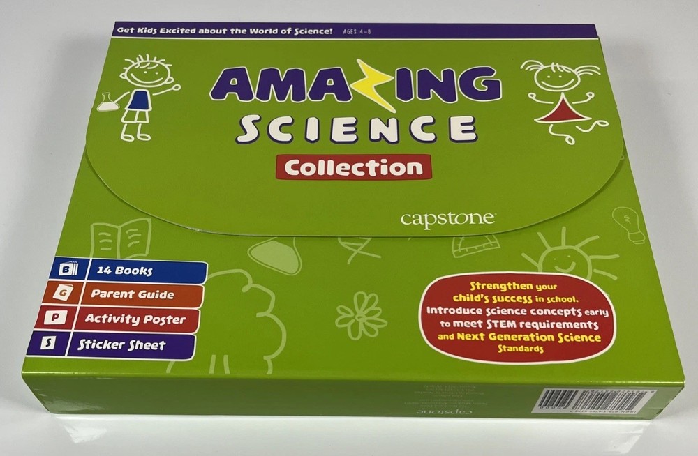 Capstone Amazing Science Collection Box Set Electricity Air Energy Etc. 14 Books
