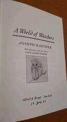 World of Watchers by Joseph Kastner (1986, Hardcover w/DJ) First Edition