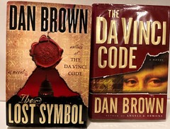 Lot of 2 Robert Langdon Series Da Vinci Code The Lost Symbol Dan Brown HC 1st Ed