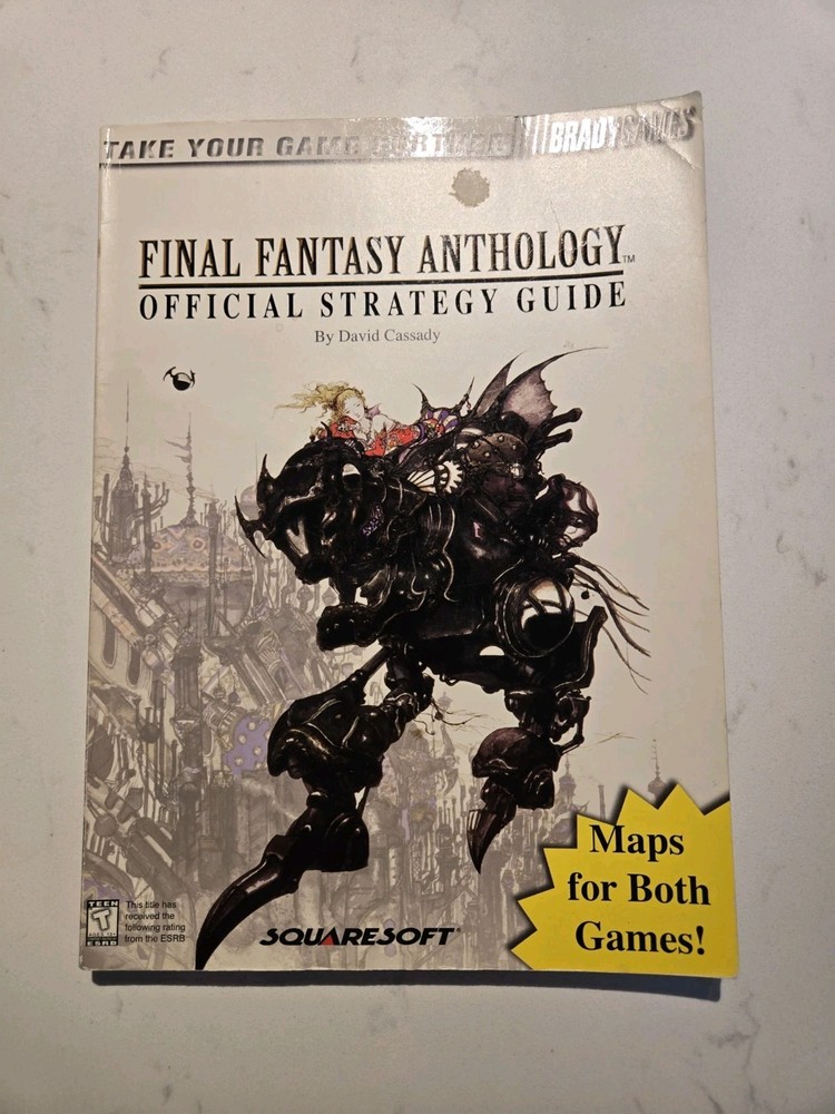 Final Fantasy Anthology Official Walkthrough (Brady Games Strategy Guide 1999)