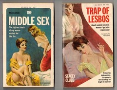 Vintage Lesbian erotica 2 book set by Stacey Clubb gay sapphic smut eros sleaze