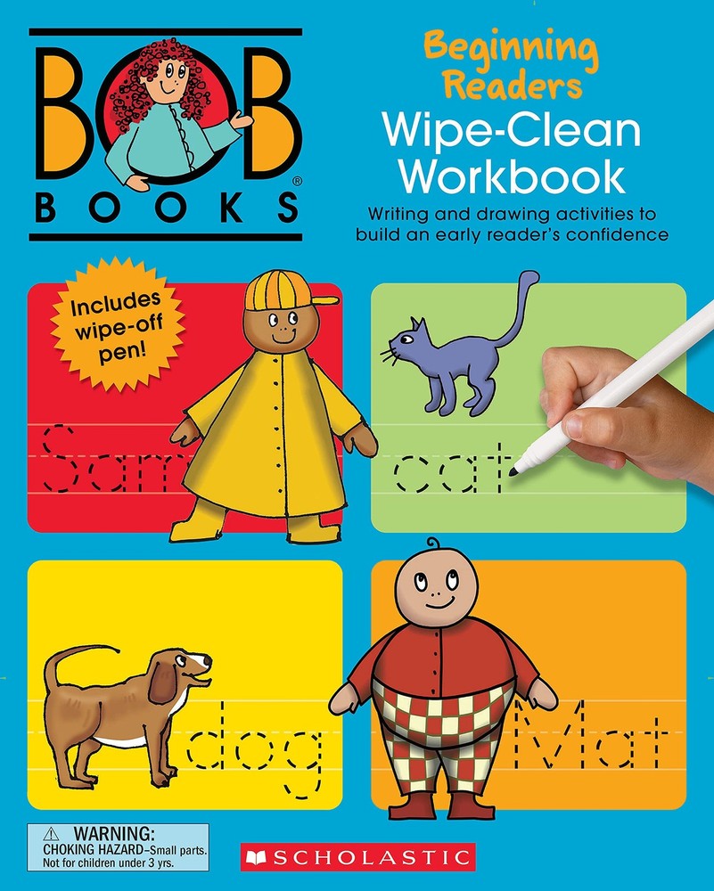 Bob Books – Wipe-Clean Workbook: Beginning Readers | Phonics, Ages 4 and up,…