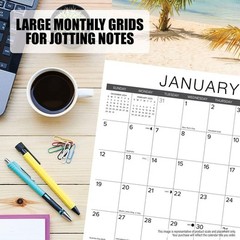 ABIS BOOK Undated Monthly Weekly Calendar Planner Organizer Events Tasks Goals