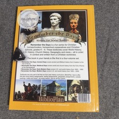 Remember the Days Book One: Ancient Days Hardcover History Ages 9-12 2020