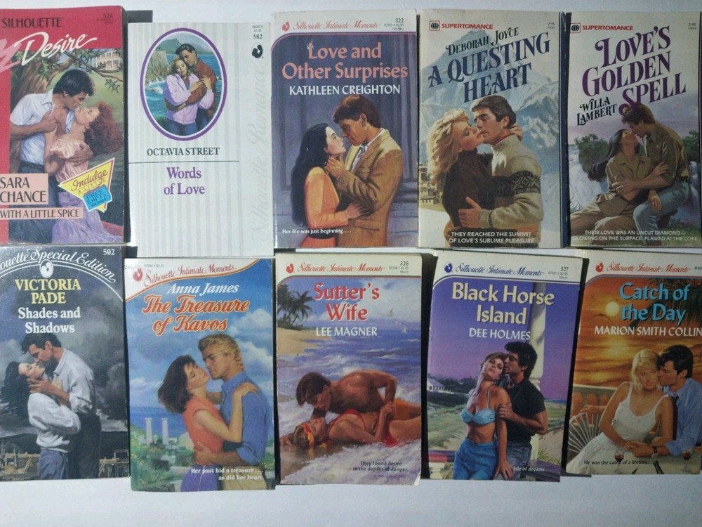 Silhouette Intimate Moments 10 Book Lot Various Authors