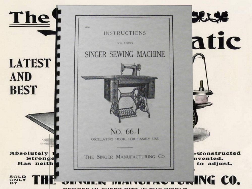 Singer Sewing Machine No. 66-1 Instruction Manual „1913” (27 Page)