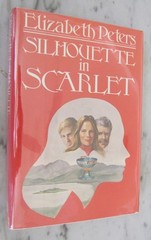 RARE SIGNED Silhouette in Scarlet by Elizabeth Peters 1983 · 1st Edition