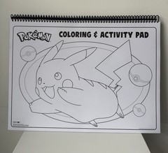 Pokemon Panorama Giant Coloring Activity Pad 45 Pages Stickers 3 Fold-Out Poster