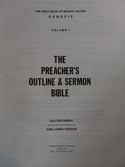 The Preacher’s Outline & Sermon Bible KJV 3-Ring Binder Pick One