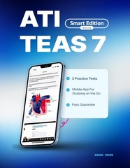 ATI TEAS 7 Study Guide: Smart Edition Academy TEAS 7 Prep Book 4th Edition w…