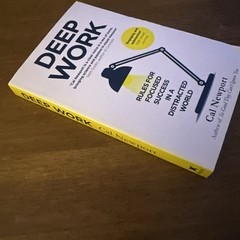Deep Work: Rules for Focused Success in a Distracted World -GOOD NO WRITING