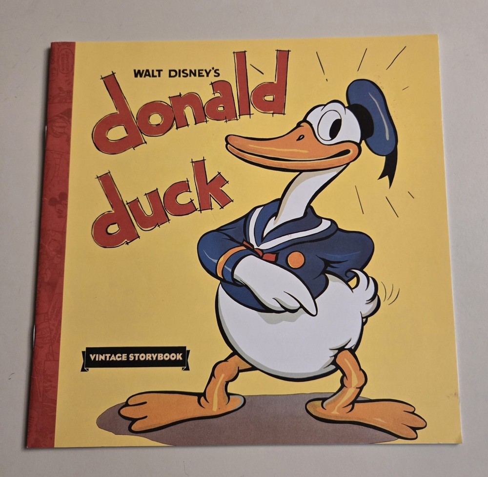 Donald Duck Book, 2007, Reprint of 1st DD Book Fr 1935, 24 Pgs, New Paperback