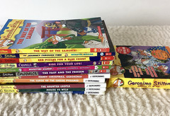 Geronimo Thea Stilton Books Lot of 11 Ages 7-12 Illustrated Adventure + 2 Audio