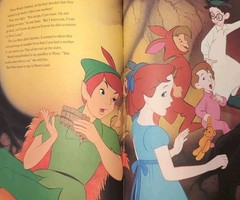 Walt Disney’s Peter Pan Hardcover Book Mouse Works Classics First Printing 1994