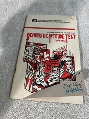 A Description of The College Board Achievement Tests Scholastic Apt 1971-72