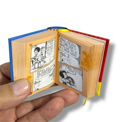 new Mafalda Vol 2 miniature book (2 x 2.6″) in Spanish 430 pgs hardcover comics