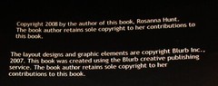 2008 In The Garden by Rosanna Hunt SIGNED Hardcover Book D/J 39 Pages RARE!!