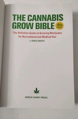 The Cannabis Grow Bible 4th Edition Greg Green 2025 Paperback Brand New