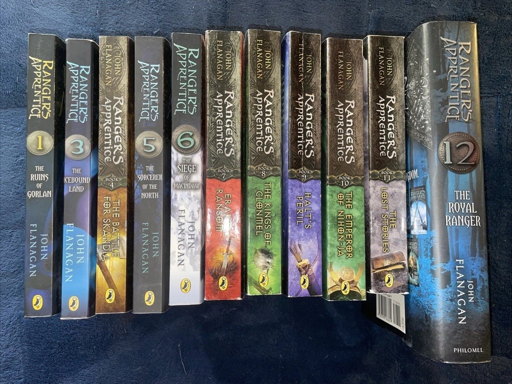 Lot Of 11 RANGER’S APPRENTICE Series John Flanagan Paperbacks 1-12 (#2 missing)