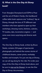 Disney Editions Deluxe Book: One Day at Disney : The People Who Make the Magic