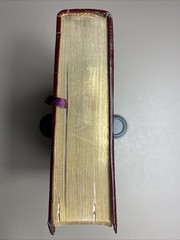The NIV Study Bible Bonded Leather Red Letter Edition Zondervan 1985 Index Tabs