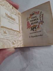 Little Golden Book The Three Bears Miniature 2.75 inches Square Vintage