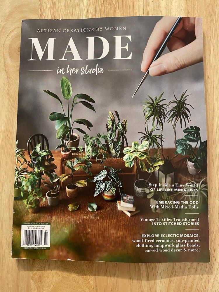 Made In Her Studio Magazine Book Zine Craft Art How To Create #1 2025 US SELLER