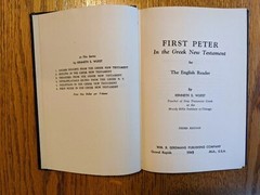 First Peter In The Greek New Testament For The English Reader Kenneth S. Wuest