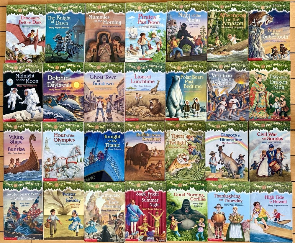Magic Tree House Complete Set 1-28 Original Book Lot Chapter Mary Pope Osborne