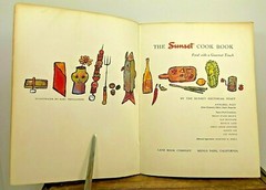 1968 The Sunset Cook Book Food With Gourmet Touch Recipes 212 Pages 8TH Print