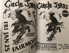 400 Punk Rock Flyers Book – Minor Threat, Bad Brains, Circle Jerks, Misfits FEAR