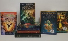 Lot 8 Percy Jackson and the Olympians Series Set 1-5 Plus More Rick Riordan