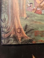 Vintage Indian Fighter Coloring Book- 12 7/8″ Tall X 10 5/8″ Wide…Great Cond