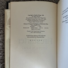 Firestarter Stephen King First Edition HCDJ 1980 Viking Press