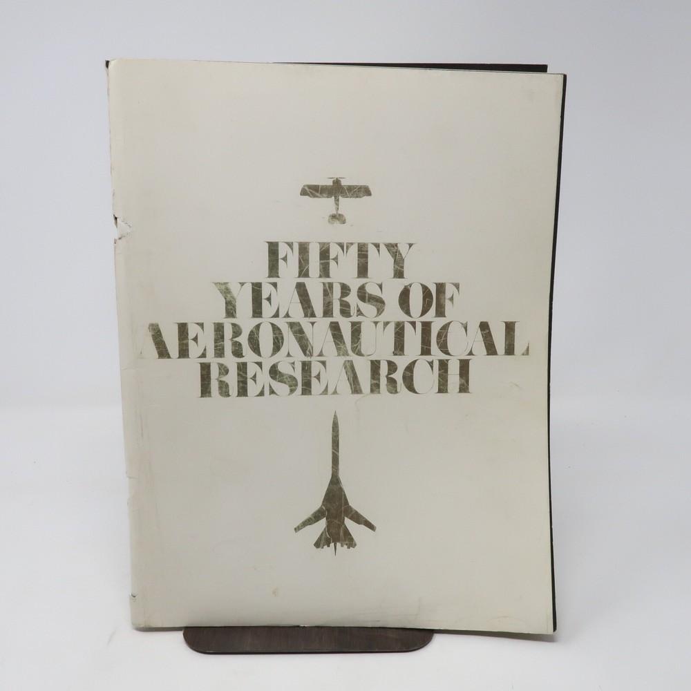 FIFTY YERAS OF AERONAUTICAL RESEARCH (1968) NASA Booklet EP-45 71 Pages Vintage
