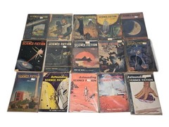 VTG Astounding Science Fiction Pulp Magazine Books Lot of 56 1940s 1950s 1960s