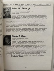 1962 – 1992 NORFOLK STATE UNIVERSITY EXS HED PED REC GRADUATES BOOK 174 PAGES