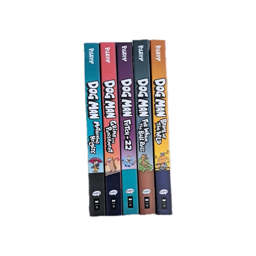 Dog Man: Books 6 Through 10 : New Condition : Chronological Order 6-10