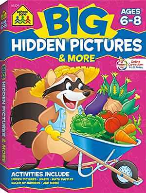 School Zone – Big Hidden Pictures & – Paperback, by School Zone; Joan – Good o